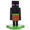 Exquisite Gaming: Holdems: Minecraft - Enderman - Earbud & Phone Holder, Cable Guys, 4" Mini Collectible With A Twist, Game Licensed Figure Stand